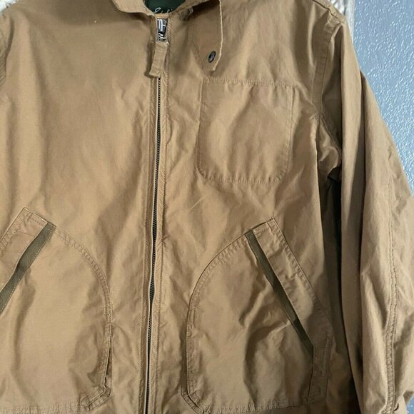 Eddie Bauer Tan LIGHTWEIGHT Jacket Womens LARGE FU - Picture 2 of 6